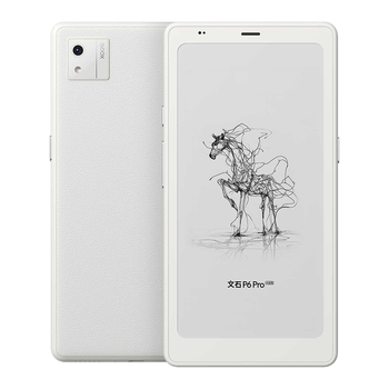 文石 P6Pro小白马 6.13英寸电子书阅读器电纸书电子纸墨水屏 无极黑 便携阅读 马上有猫翻盖套装