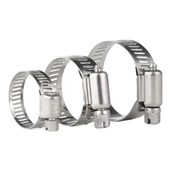 金固牢 304不锈钢美式卡箍 喉箍管箍 水管抱箍管夹 煤气管卡扣固定管卡 Φ21-44(10个) KCAA-597