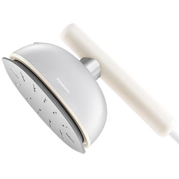 松下（Panasonic）手持挂烫机25g/min水箱0.12升【烫衣神器】蒸汽熨烫机家用小型电熨斗出差旅行便携除皱NI-GHK045-C