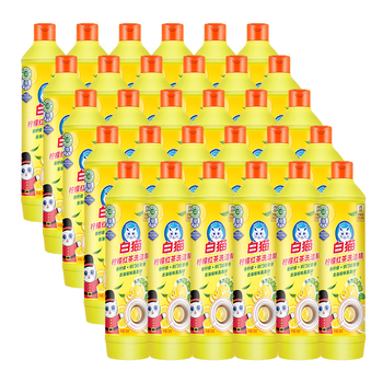 白猫 柠檬红茶洗洁精500g*30瓶（整箱装）A类食品用去油祛味 洗洁精