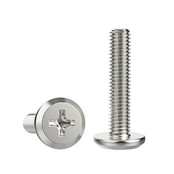 永利尚圆头斜边螺钉倒边螺栓 大平头倒边十字螺丝  M6*10(一斤装)