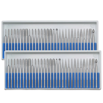 贝斯迪亚（Besdia）台湾一品金刚石磨头3mm电磨头金刚砂打磨棒硬质合金钨钢圆柱尖头锥弧形金钢混合装 BMA-30