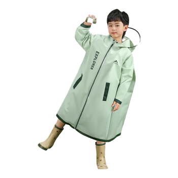 备美儿童雨衣男女孩全身长款防暴雨初中小学生上学专用加大书包位雨披