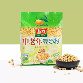 智力中老年豆奶粉700g/袋（20小袋）未添加白砂糖冲泡即食早餐