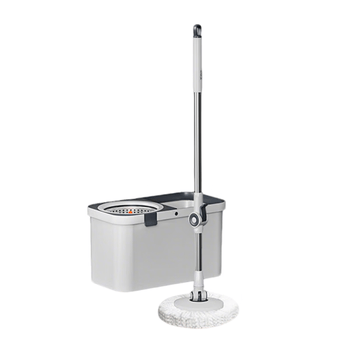 五月花旋转拖把配2布家用拖把省力液压杆布条款免手洗家用拖地神器