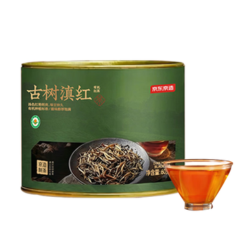 京东京造古树有机滇红60g云南凤庆特级红茶茶叶自己喝自营高品质伴手礼
