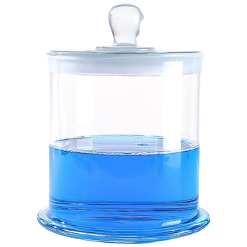 江玻玻璃标本瓶高硼硅展示瓶样品瓶送标签纸实验瓶广口磨砂加厚病理标本缸玻璃罐 标本瓶90*90mm