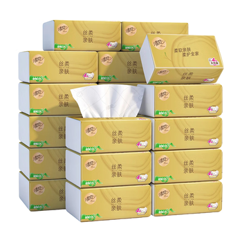 清风抽纸 丝柔4层110抽20包L码 卫生纸巾抽 面巾纸 整箱装 热门商品