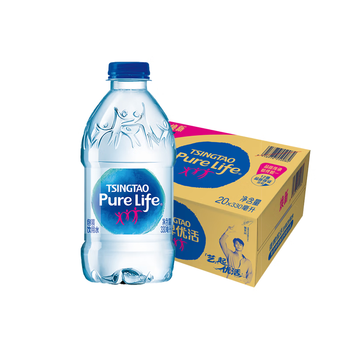 青啤优活饮用水330ml*20瓶 整箱装小瓶装水商用会议公司用水 外出运动补水