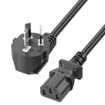 广昌兴（G.C.X）3C认证 国标10a三插-C13三孔品字尾电源线 3*1.5平方铜芯 适用大功率服务器台式电脑主机PDU连接线 1.5米