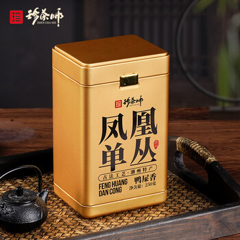 珍茶师乌龙茶凤凰单枞鸭屎香特级500g 罐装潮州单丛茶叶自己喝