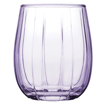 帕莎帕琦（Pasabahce）进口玻璃杯无铅水杯饮料啤酒杯380毫升1只420405紫色