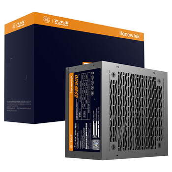 大水牛（BUBALUS）额定500W 劲强500台式电脑主机电源（主动式PFC/12CM风扇/智能温控/支持背线/宽幅电压）