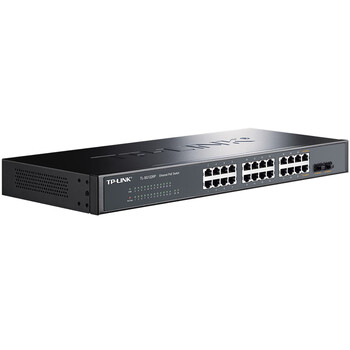 普联(TP-LINK)24口全千兆+2千兆SFP PoE交换机 企业级分流器 分线器TL-SG1226P 普联(TP-LINK)24口全千兆+2千兆SFP PoE交换机 企业级分流器 分线器TL-SG1226P