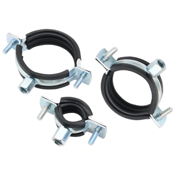 永利尚 重型管夹 2厚金属管卡扣PVC排水管吊卡PPR管箍抱箍固定卡子铁 直径75mm厚2 