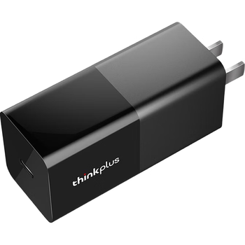 ThinkPad联想thinkplus 口红电源 100W氮化镓充电器Type-c快充便携套装 适用于ThinkBook 14+16+笔记本电脑