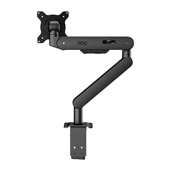 AOC显示器支架臂 电脑增高架 桌面旋转升降机械臂 电脑桌支架 机械弹簧显示屏支架 AM500B（黑色）