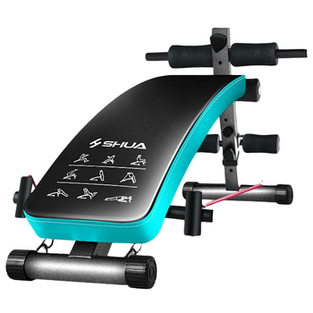 舒华（SHUA）舒华仰卧板 健身器材家用 多功能仰卧起坐板健身板黑底银花SH-575