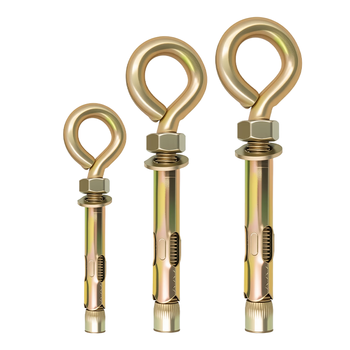 天猴 膨胀螺丝羊眼吊环镀锌吊环内膨胀带圆圈沙袋秋千吊钩拉爆 M12（5个）