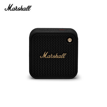 Marshall（马歇尔）WILLEN II 音箱便携式2代无线蓝牙家用户外防尘防水续航节日礼物小音响  黑金色