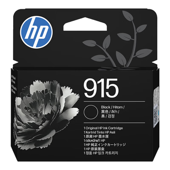 惠普(HP)原装915 黑色墨盒 适用于 HP OfficeJetPro8020/8018打印机 约250页