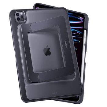 图拉斯【iPad支点壳】适用ipad air8/7/6保护套11英寸保护套26/25/24款M4/M3防摔抗弯平板保护套黑