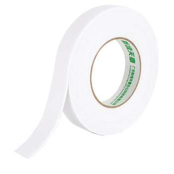 天章（TANGO）高粘EVA泡棉双面胶带18mm*5y*6卷加厚 办公学习手工DIY双面胶 凑单 文具 白色