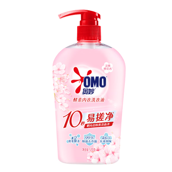 奥妙酵素内裤内衣洗衣液樱花香氛520g 去血渍黄渍抑菌有效去除HPV