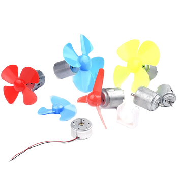 ZAVE 高速电机小马达 SLJ-20-130电机夹 绿（2只）调速电机手工制作diy 电力风扇螺旋桨