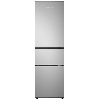 新飞 （Frestec）205L三门节能低音中门独立空间速冻保鲜七档温控冰箱BCD-205K3AT