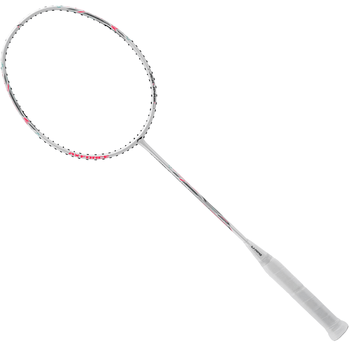 李宁（LI-NING）羽毛球拍雷霆小钢炮超轻白色全碳素进攻型单拍4U已拉线AYPT311-4