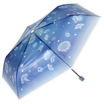 Wpc.雨伞新江之岛水族馆联名折叠伞日本高颜值透明可爱加固结实雨具