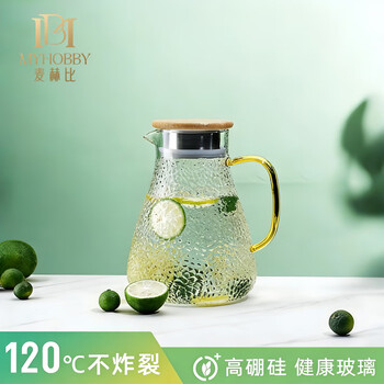 麦赫比Myhobby轻奢高档家用耐高温高硼硅玻璃杯凉水壶套装客厅专用颜值水杯带把
