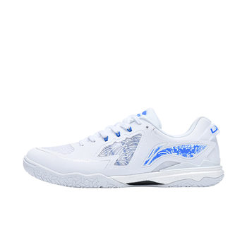 李宁（LI-NING）乒乓球鞋羽毛球鞋麒麟3.0男女同款防滑减震训练运动鞋 亮明蓝 40