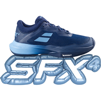 百保力（Babolat）SFX AC舒适系列耐磨男女百宝力网球鞋运动鞋 蓝色 42