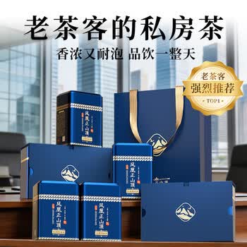 正山顶茶叶特级潮州凤凰单枞乌龙茶鸭屎香单丛礼盒装500g广东高山送茶礼