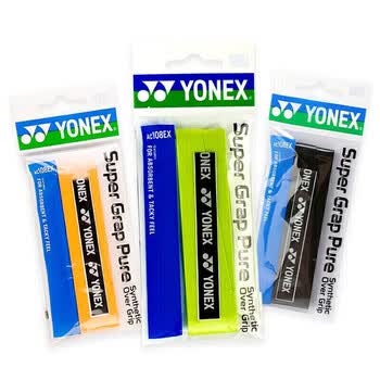 尤尼克斯（YONEX）羽毛球手胶防滑吸汗带握AC108EX橙+柠檬绿+黑3条独立包装