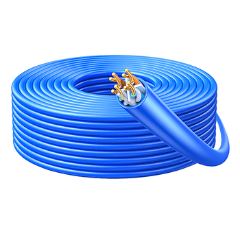 绿联六类网线千兆【0.57±0.008mm纯铜芯】CAT6类非屏蔽双绞线 家装网线POE监控装修布线工程箱线 50米