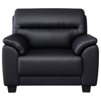 隆旭 办公沙发商务接待会客老板办公室沙发 西皮单人位