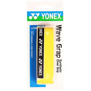 尤尼克斯（YONEX）羽毛球手胶防滑吸汗带粘性龙骨柄皮AC-104EX-004黄色