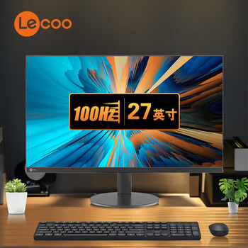 联想来酷电脑办公显示器 27英寸 IPS屏 100Hz HDR技术 爱眼低蓝光 不闪屏 M2729Q-R