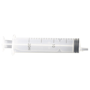 赫思迪格 【京仓闪送】一次性塑料注射器 实验室取样进样器冲洗器灌注器注射针筒  20ml（50个/包）HHW-082