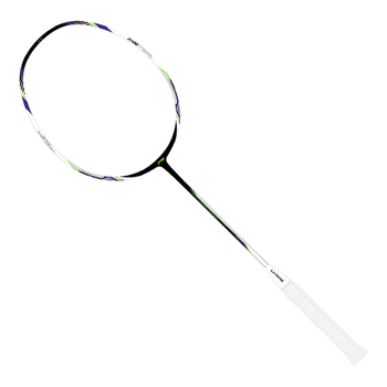 李宁（LI-NING）羽毛球拍战戟小马达全碳素珍珠白4U空拍AYPU073-4
