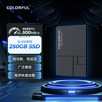 七彩虹（Colorful）250GB SSD固态硬盘 SATA3.0接口 SL500系列