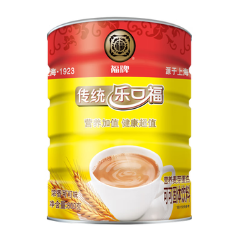 福牌传统乐口福浓香可可味蛋白型固体饮料800g 营养早餐