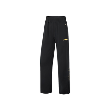 李宁（LI-NING）乒乓球服大赛服同款运动服比赛服领奖服卫裤 女款黑色 XL 