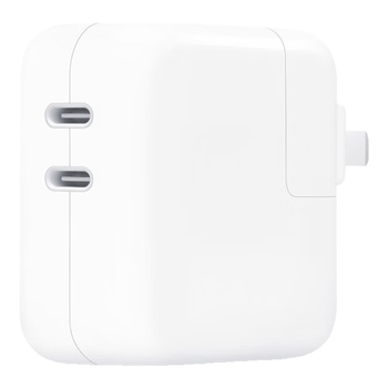 Apple/苹果 35W双口-竖向 type-c充电器原装多口快充 旗舰店苹果iphone17/16promax/mac/ipad充电头