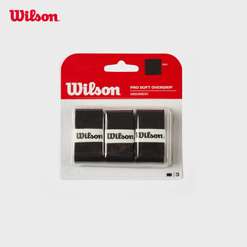 Wilson威尔胜网球拍吸汗带手胶PRO SOFT OVERGRIP WRZ4040BK