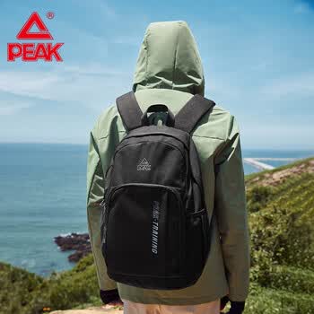 匹克双肩包男休闲户外骑行背包徒步背包登山包运动双肩背包DB143020
