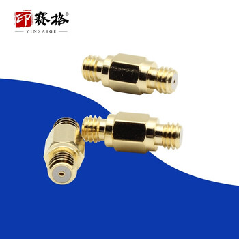 印赛格 射频连接器加速度传感器M5双母头M5-KK M5母对母L5转接头M5双通同轴连接器【10件价格】